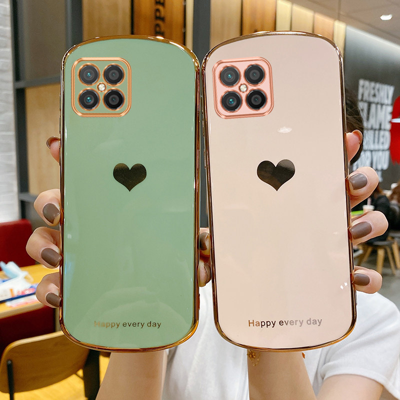 镜头全包华为nova8手机壳椭圆形电镀女男款华为nova8pro保护套弧形