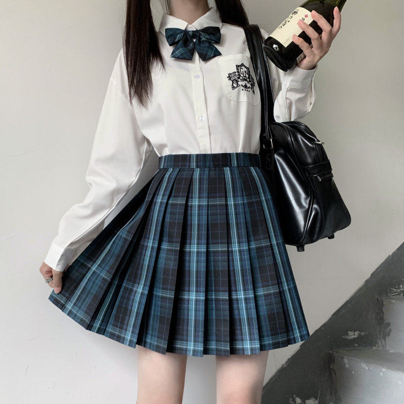 安可原创畔星秋季新款jk制服正统百褶裙短裙cosplay女装