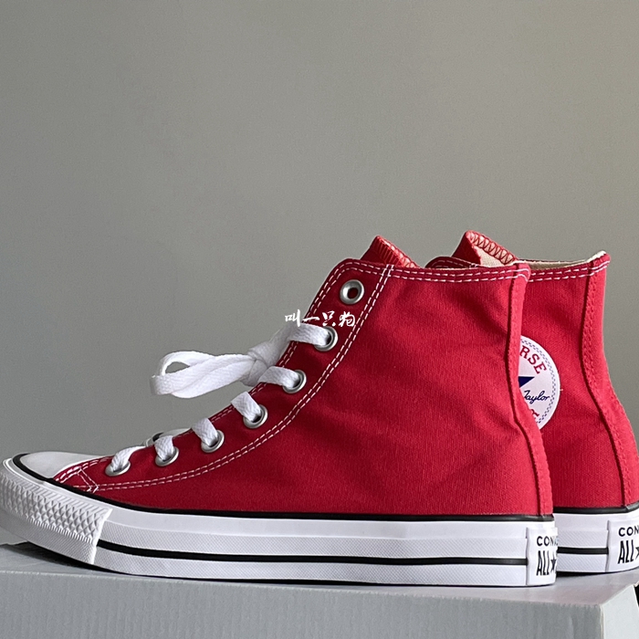 匡威Converse AllStar经典款红色海军蓝奶灰色轻便男女中性帆布鞋