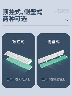 百叶窗中央空调出风口挡风板办公室顶侧遮风板防直吹导冷气档挡板
