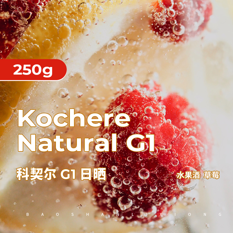 Manner科契尔G1耶加雪菲日晒浅烘咖啡豆手冲250g 7天内新鲜烘焙