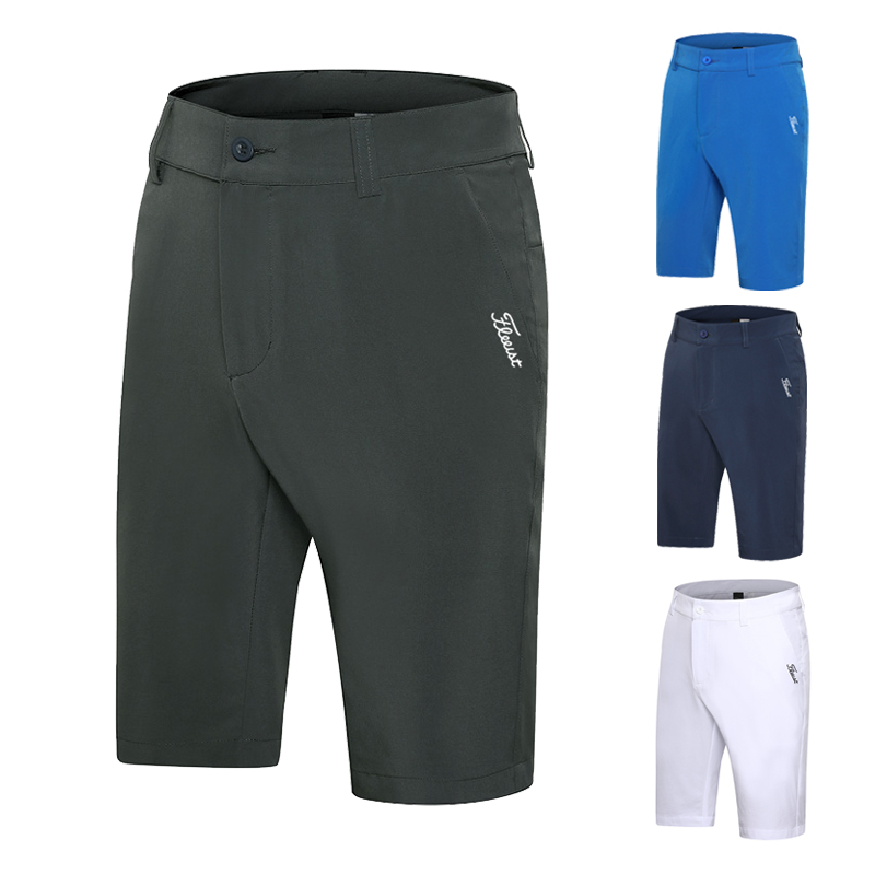 2020高尔夫男士透气速干舒适纯色短裤户外golf球裤修身休闲运动裤