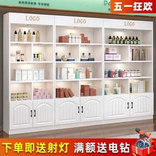 化妆品展示柜美甲带灯货柜礼品柜产品陈列柜美容院柜子货架展示架