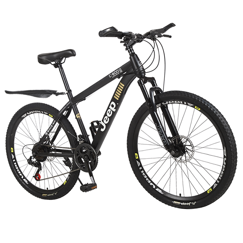 吉普jeep自行车成人越野山地车男女学生通用单车碟刹变速赛车跑车