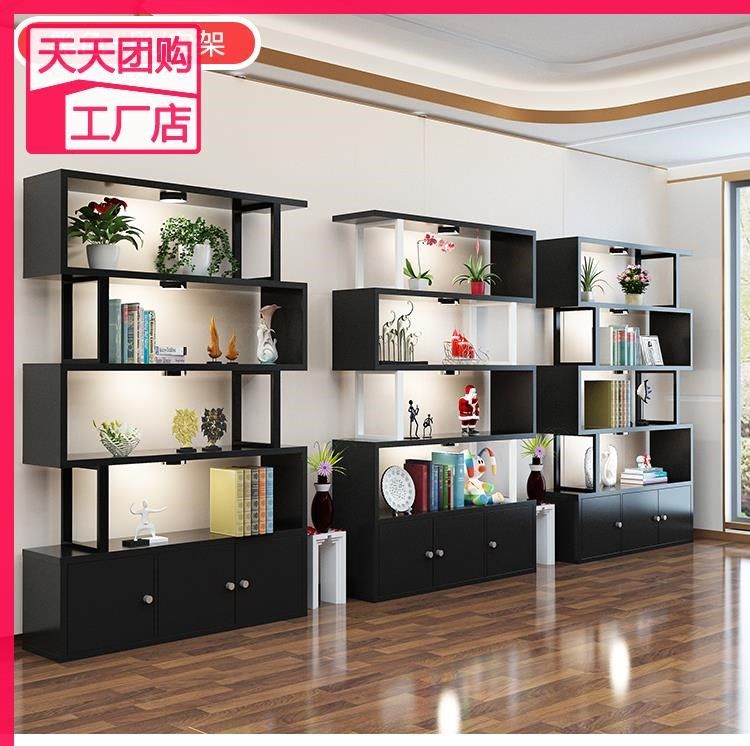 美发发廊理发店产品毛巾柜子展示柜展柜货架化妆品商用展示柜
