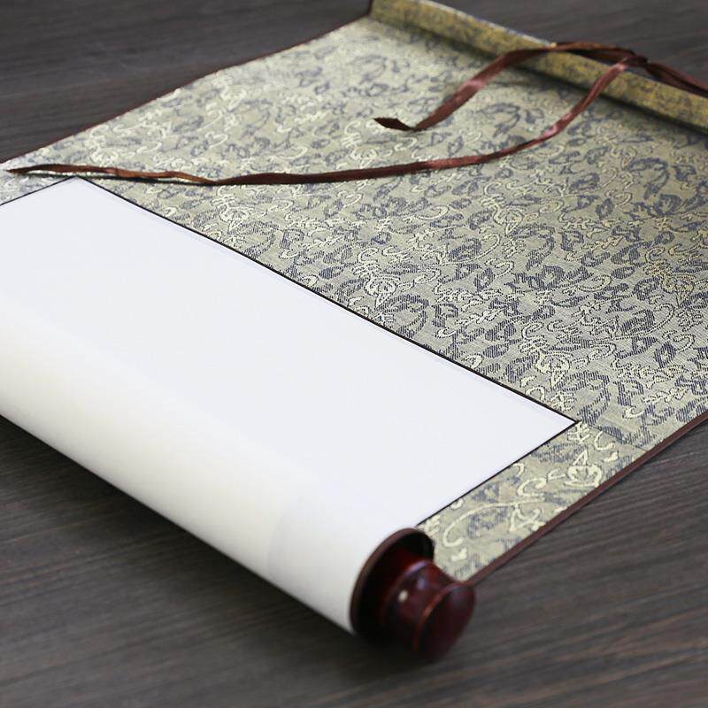 纸国画作品纸全绫精装裱空白纸创作四尺半生半熟宣纸卷轴订制批发宣纸