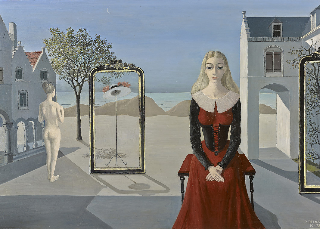 k557【比利时】保罗·德尔沃(paul delvaux)绘画高清网传图库