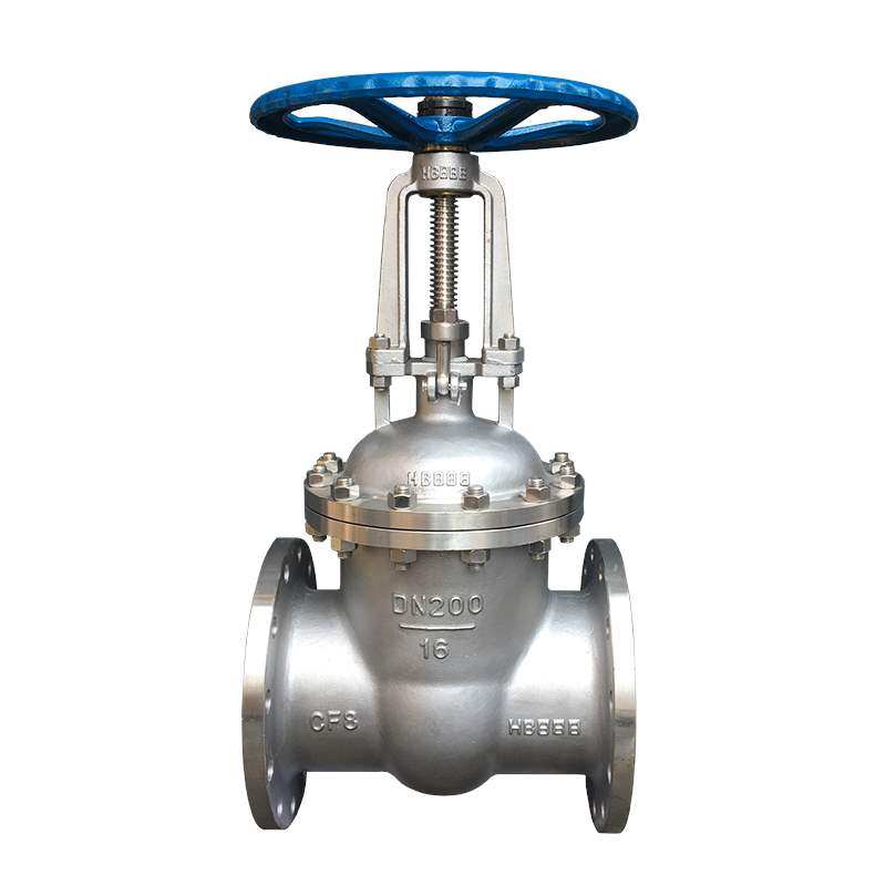 不锈钢法兰闸阀z41w-16p国标重型cf8手动闸板闸阀