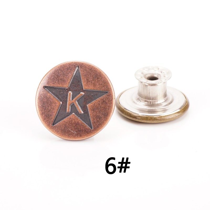 夹克衣服钮扣钦纽钉扣子母男士牛仔裤铁扣子纽扣金属百搭家用子