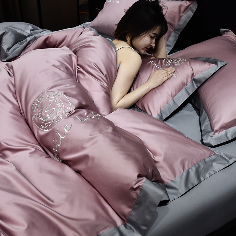 南通床上四件套纯棉2023新款轻奢高级感全棉床单被套罩高端床品