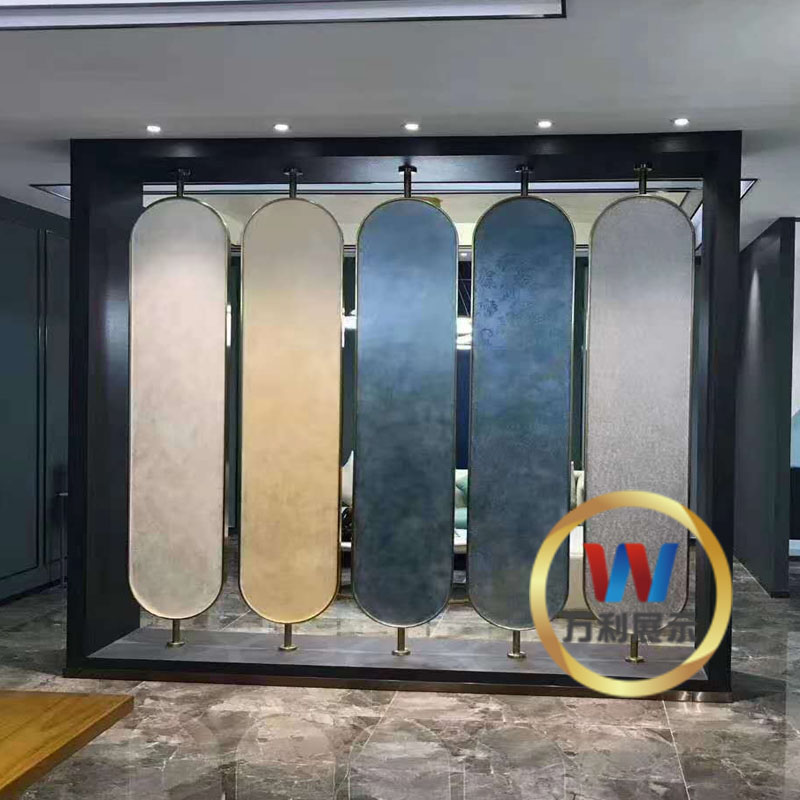 360度弧型旋转展示架墙纸墙布展示架艺术涂料硅藻泥样品展示架