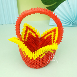 手工立体折纸三角插图片