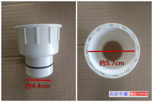 现货速发1/蹲便塑料水箱接头卫生间蹲坑挂壁双按冲水箱排水管快插