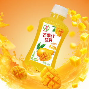 热带芒果汁饮料图片