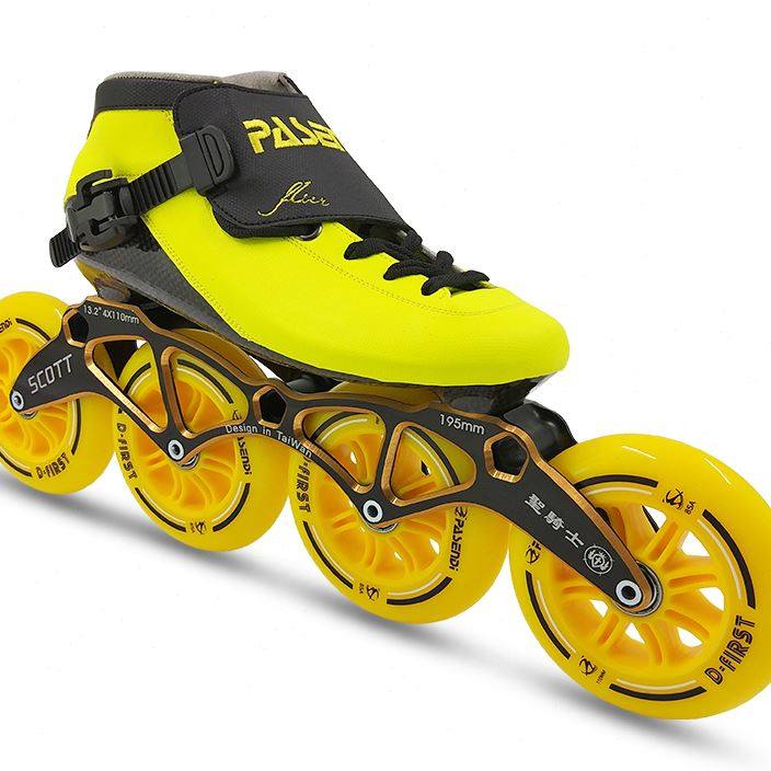 帕森迪热塑速滑竞速鞋儿童成人溜冰鞋男女大轮碳纤维蝎子轮滑鞋