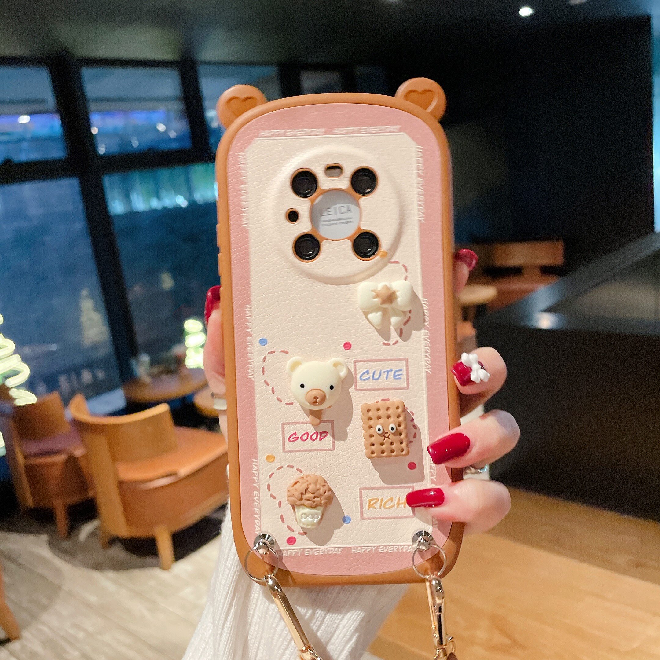 华为mate40pro手机壳背带式