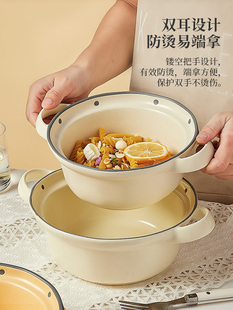 双耳大号汤面碗陶瓷家用2023新款日式餐具拉面碗嗦粉螺蛳粉碗专用