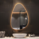 智能镜子ins风触摸屏卫生间挂墙浴室镜带灯防雾发光镜水滴装饰镜