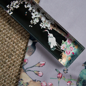 中式透明水晶镇纸镇尺文化老师礼品定制半球压纸水晶纸镇玻璃摆件