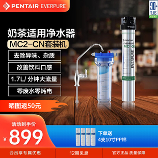 爱惠浦净水器商用大流量自来水过滤器奶茶店咖啡店净水机MC2双联