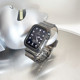 【回馈5折】一体式冰川彩色透明适用苹果iwatch1234567代手表带se
