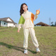361国潮联名儿童女童运动服套装2024年春秋季洋气时髦卫衣两件套