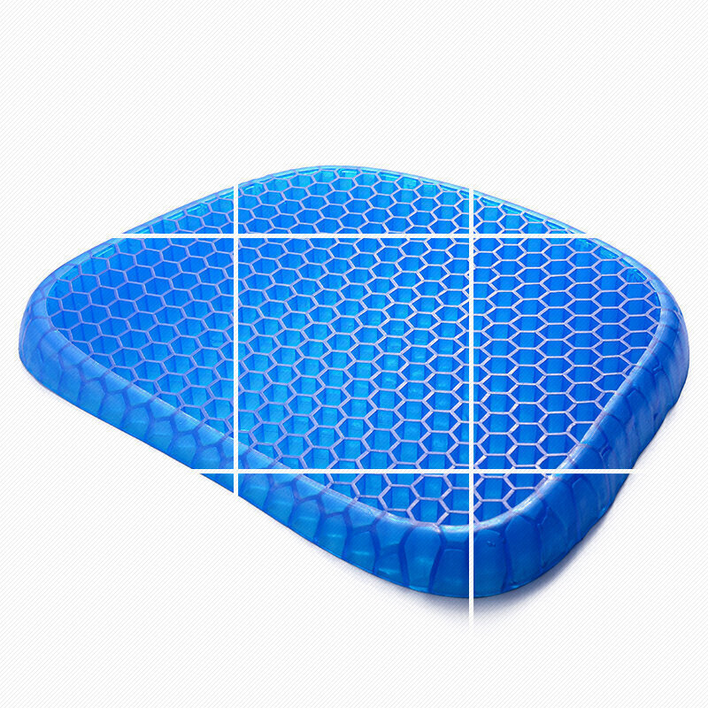 蜂蜜凝胶坐垫车用凉坐垫夏天汽车凳子橡胶凉垫黑科技久坐夏季冰垫