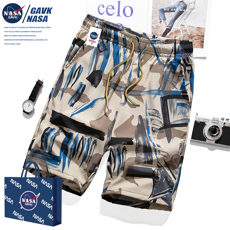 NASA GAVK短裤男春秋季新品