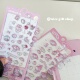 三丽鸥正版美乐蒂立体浮雕贴纸手机装饰贴画可爱果冻贴纸diy手账