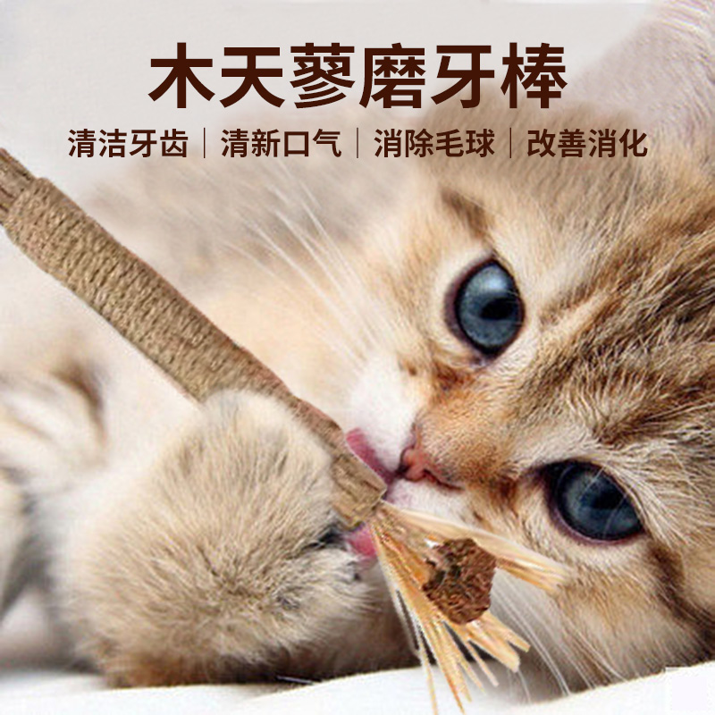 木天蓼磨牙棒猫玩具耐咬洁齿自嗨解闷