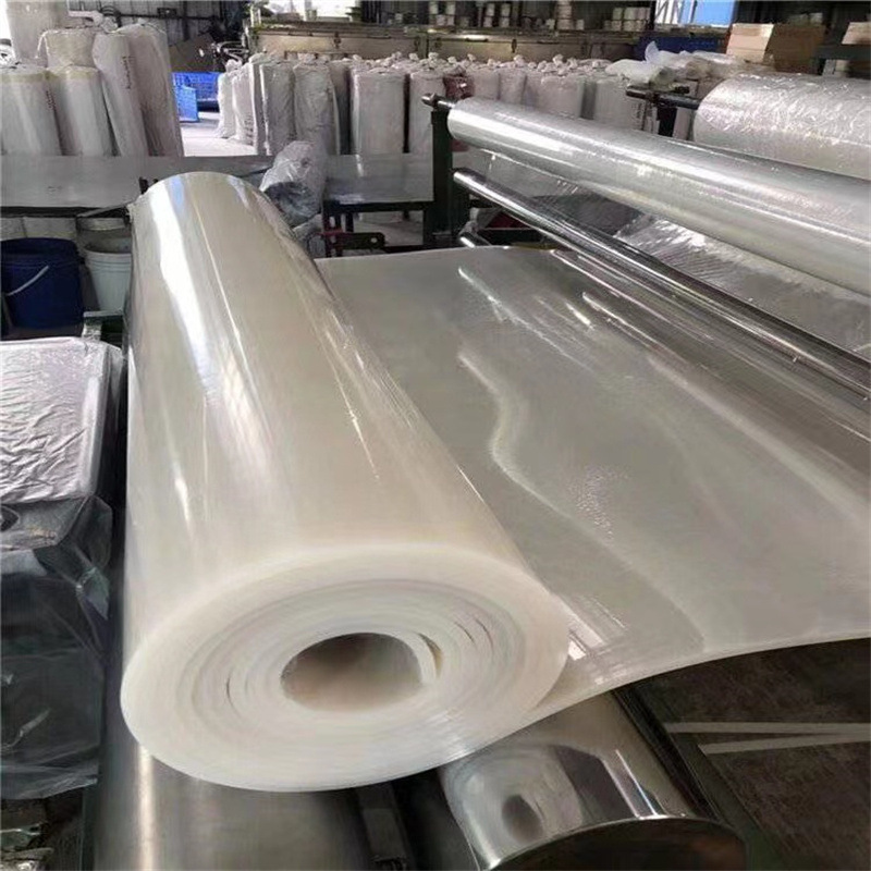 工业硅胶板橡胶板 耐高温透明白色卷材抗撕减震防滑硅胶垫