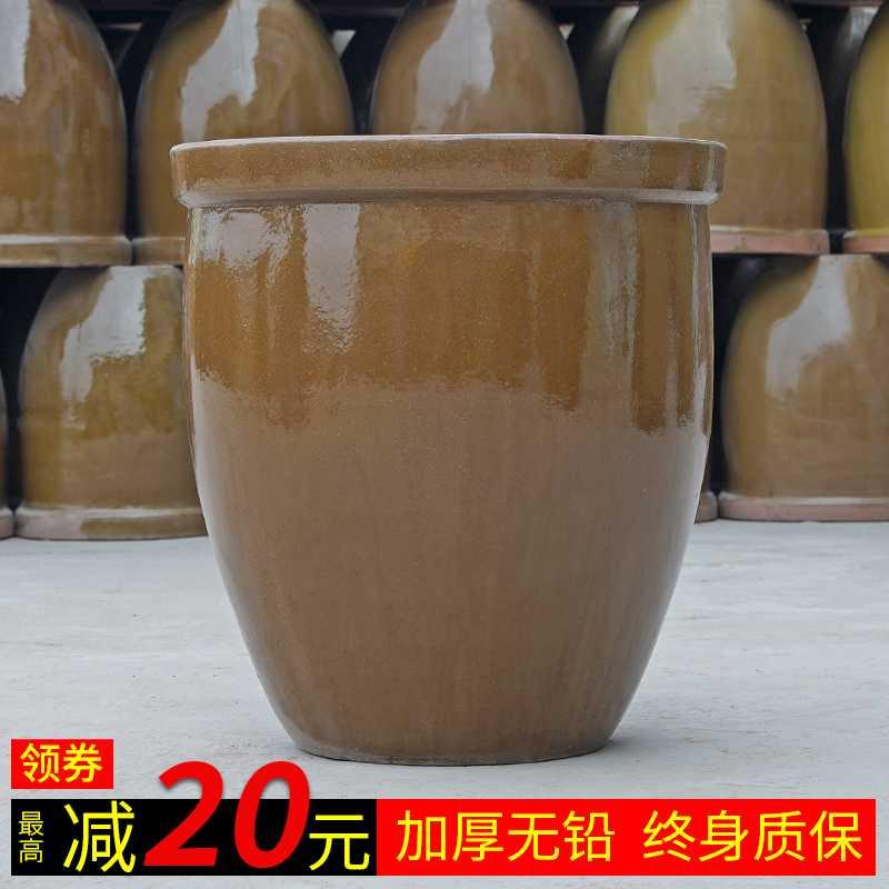 民间老旧水大缸特大号老式养鱼庭院大水缸荷花碗莲盆粗土缸招财