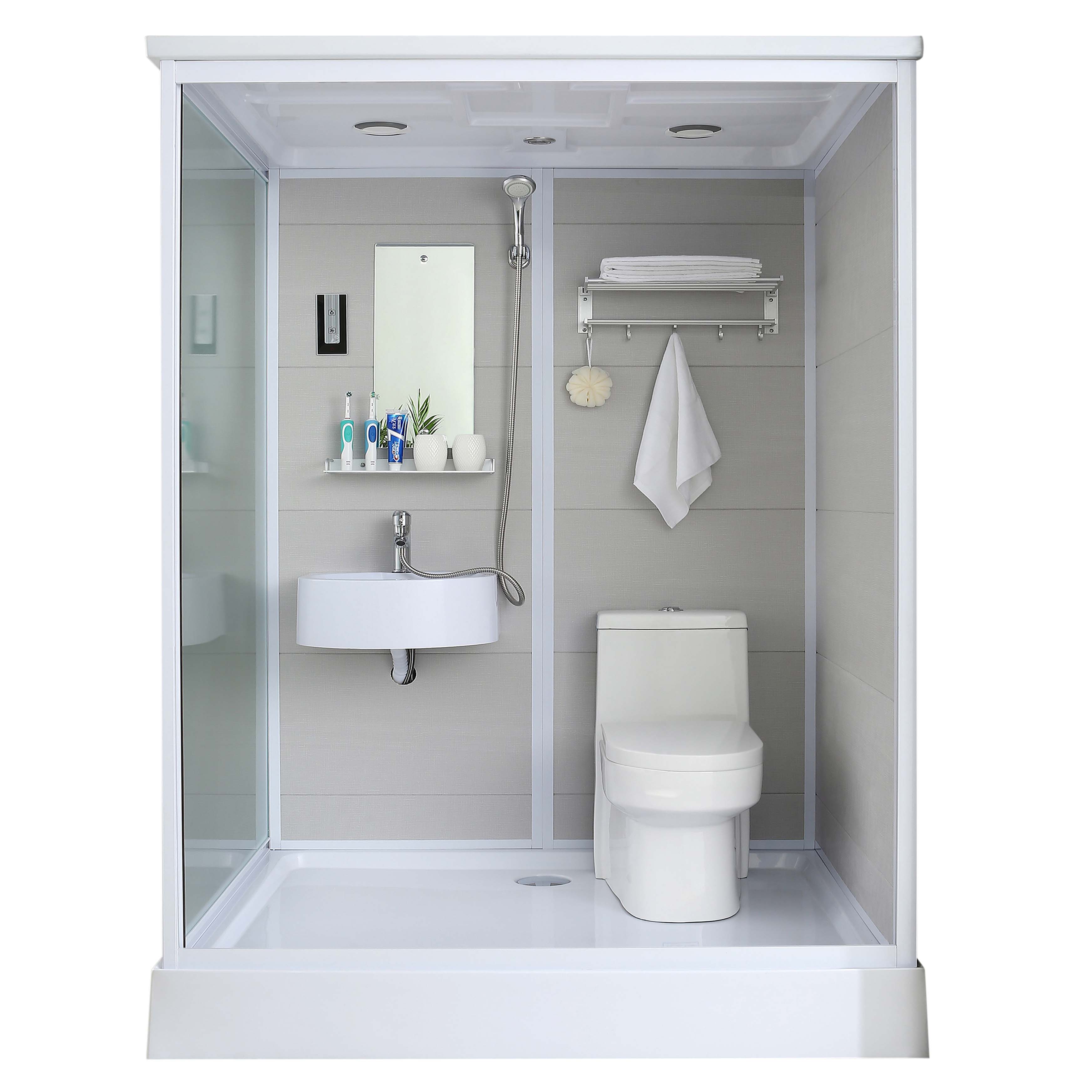 移动浴室房简易 农村户外家用 浴房洗澡间淋浴房整体一体式可移动