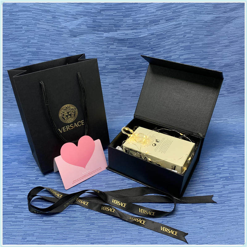 专柜原版范思哲versace纸袋香水包装盒子礼品手提纸袋礼盒空盒