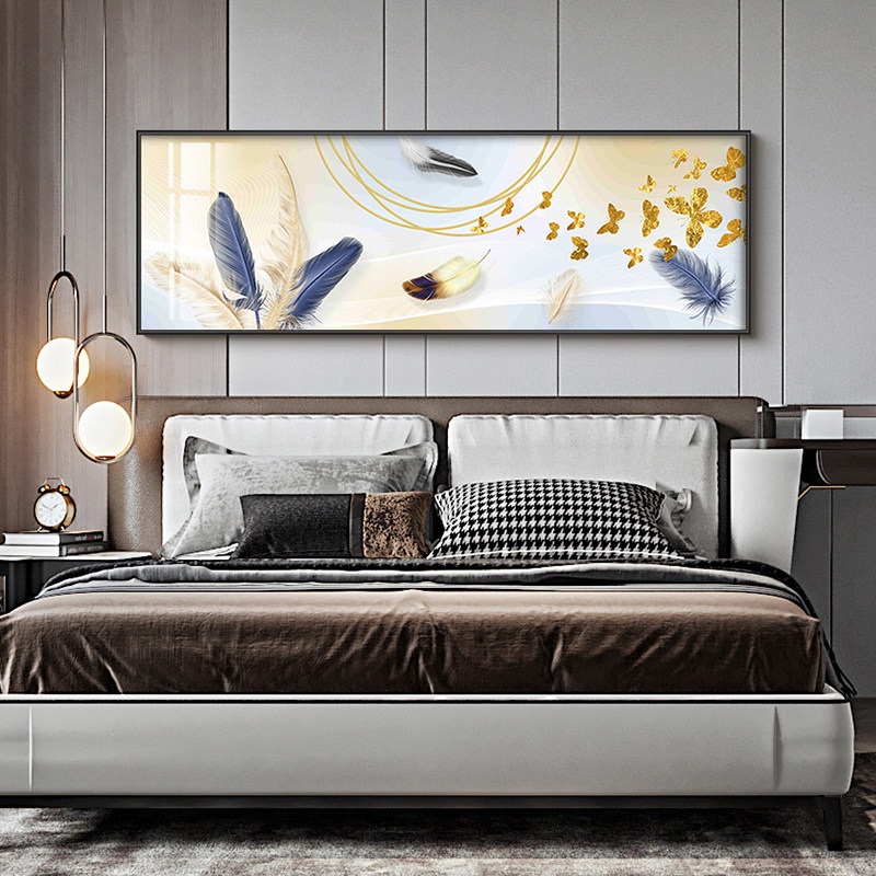 墙壁装饰画挂画卧室北欧风格优惠券爱比价妈妈