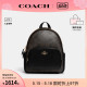 COACH/蔻驰官方 奥莱款女士Mini Court系列老花双肩包C8604