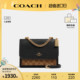 COACH/蔻驰官方 女士Klare风琴包老花链条包单肩斜挎小方包 91019