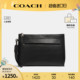 COACH/蔻驰官方 奥莱款中号男士皮质手拿包腕包F28614