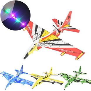 儿童飞机玩具模型航模泡沫飞机电动充电手工组装拼装手抛滑翔机