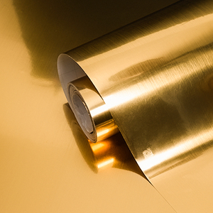 金色贴纸装饰金箔锡箔纸即时贴不干胶仿金属拉丝镀金贴纸金纸自粘