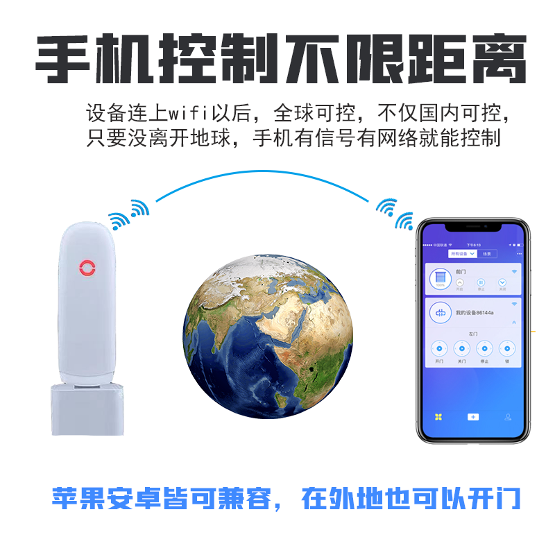 电动门WIFI远程控制器手机远程开