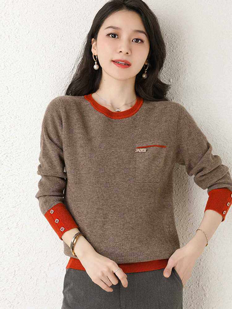 早春低领毛衣女新款2022爆款时尚洋气针织衫上衣春秋长袖打底小衫