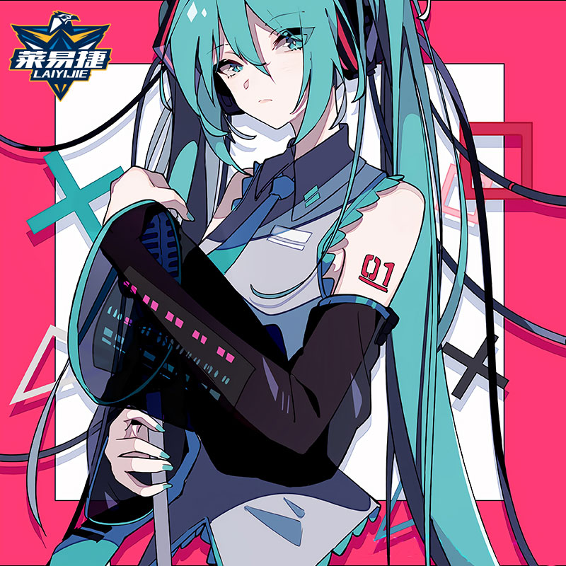 初音未来miku二次元动漫卡通反光