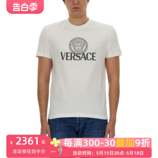 Versace/范思哲新款男士时尚休闲夏季百搭上衣短袖T恤上衣SS24