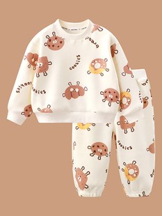 婴儿衣服超萌秋冬季可爱加绒小孩保暖套装1一岁男女宝宝时髦冬装