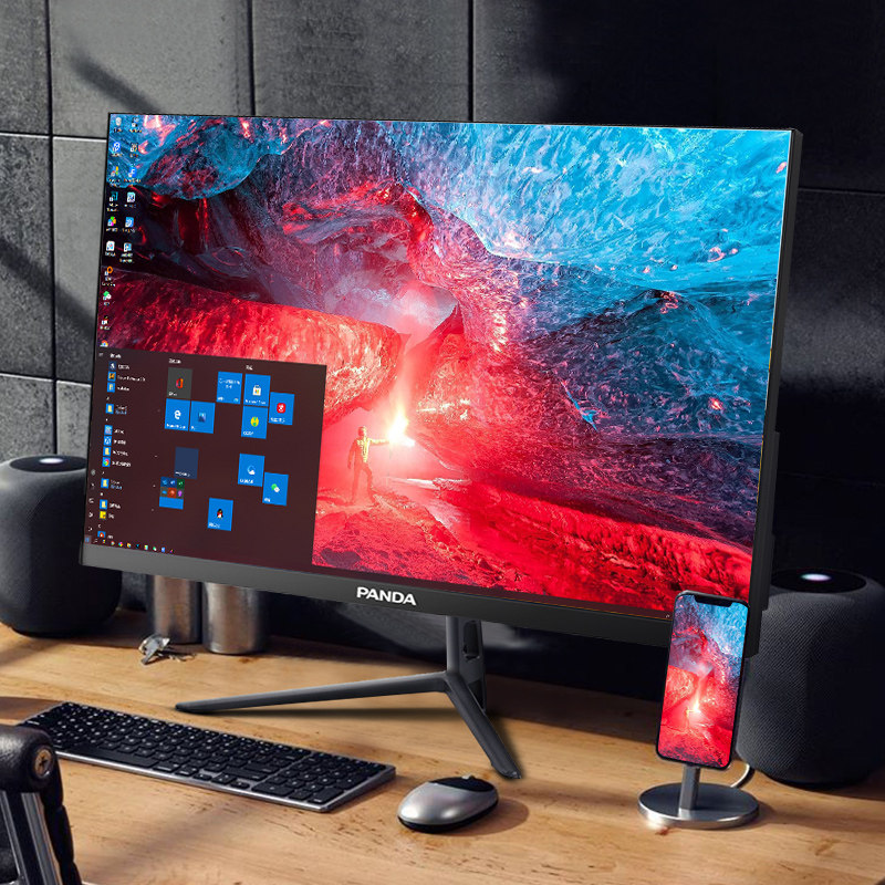panda/熊猫显示器24英寸75hz办公ips屏幕p24fa2家用2k台式电脑副屏