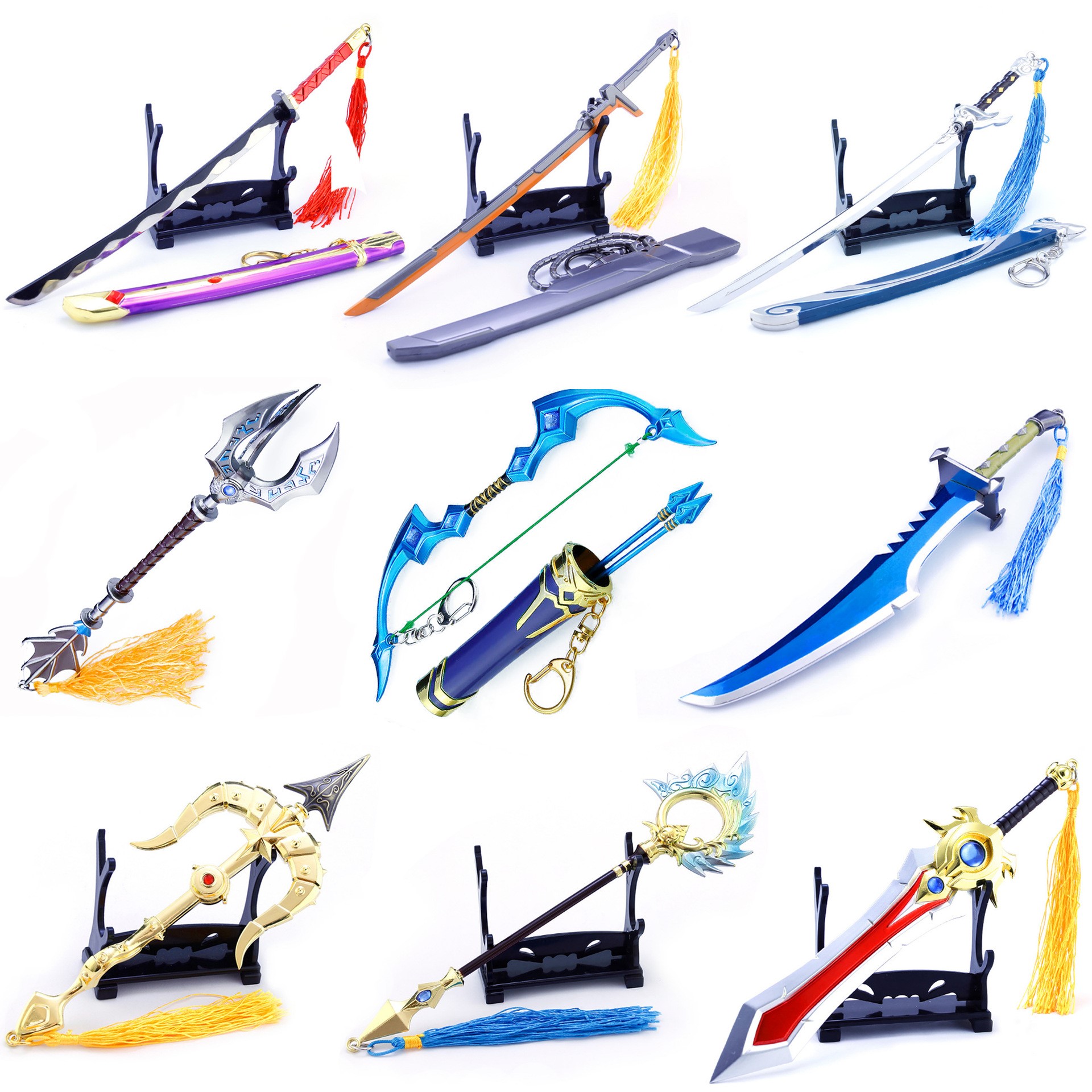 lol英雄联盟周边武器兵器合金金属玩具模型亚索疾风剑豪刀剑模型