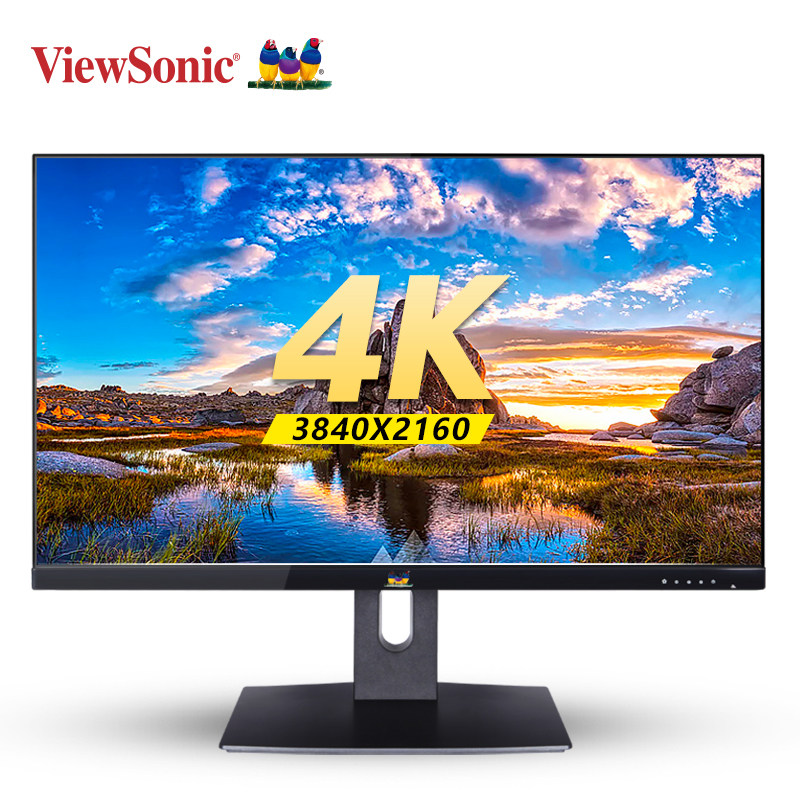 优派4k显示器24英寸ips硬屏游戏电竞2k电脑屏平面设计vx24784k