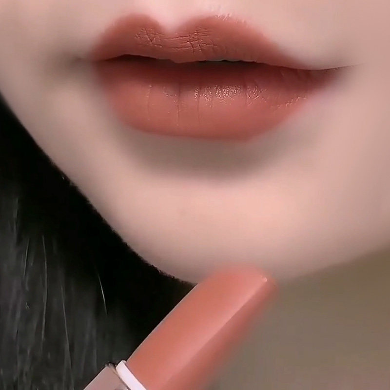 新款肉桂奶茶色口红不掉色不沾杯不脱色大牌正品持久防水显白不粘