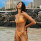 Yukari swim分体泳衣女2024新款bikini比基尼性感三点式小胸聚拢